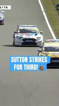 Ash Sutton fights through the pack to snatch a podium spot at Donington! 🚀#btcc