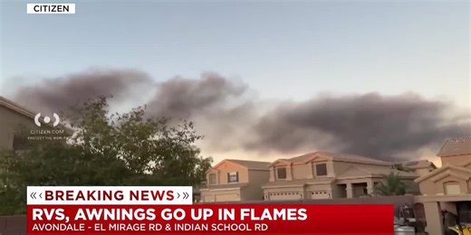 Fire breaks out at RV storage facility in Litchfield Park