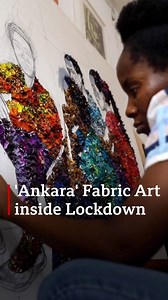 177K views · 6.7K reactions | Meet Marcellina Akpojotor di artist wey dey use Ankara fabric wey tailors no dey use again to take produce ogbonge work of art. https://www.bbc.com/pidgin/tori-52364631 | BBC News Pidgin | Facebook