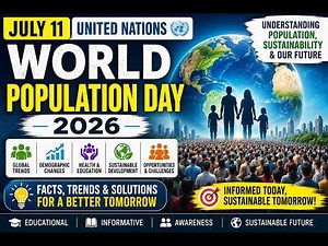 World Population Day 2026 | Understanding Global Population, Sustainability & the Future