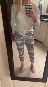 Watch high waist camo sweatpants for women on Amazon Live