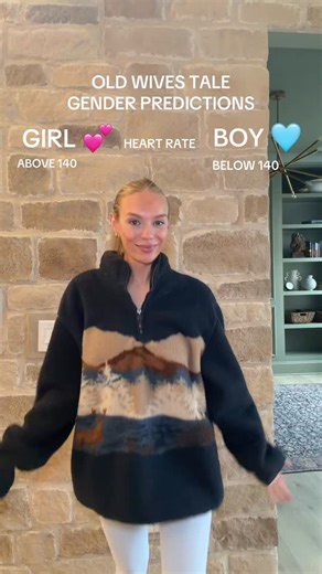 Hailey | Motherhood & Lifestyle on Instagram: "Comment your guess 👶✨ trying all the old wives’ tale gender predictions to see if they can guess my baby’s gender while we wait to find out. #OldWivesTales #GenderPrediction #PregnancyReels #BoyOrGirl #PregnantMom"