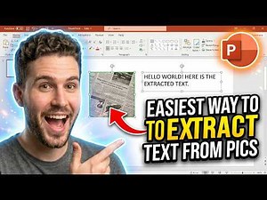 The Easiest Way to Extract Text from Pictures in PowerPoint (No Extra Software!)