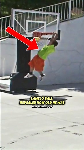 3 Year Old LaMelo Playing on a 10-Foot Hoop?! 😳