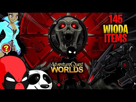 145 Items you could get with IODA in AQW (Armors and Helms)