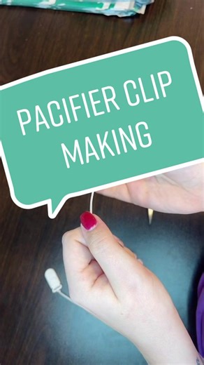 DIY Christmas Pacifier Clip Tutorial