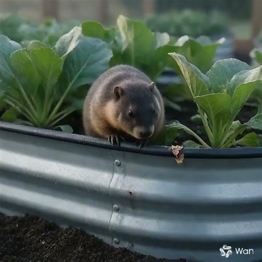 Backyard Garden Invader! This Groundhog Has No Regrets! 😆 🥬🐿️ #backyardanimals #groundhogs