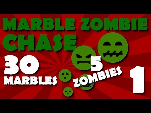 Zombie Marble Race 1 - Escape from the Zombies
