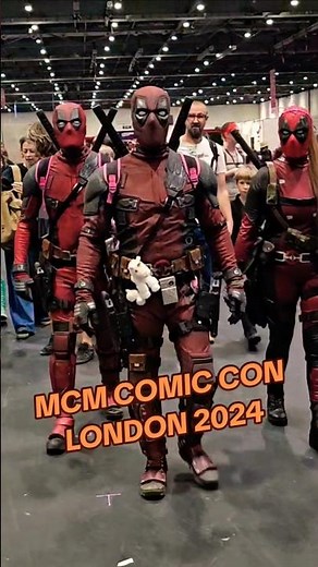 MCM COMIC CON LONDON 2024, Day Two!! #mcmcomiccon #comiccon #cosplay #Marvel #deadpool #starwars