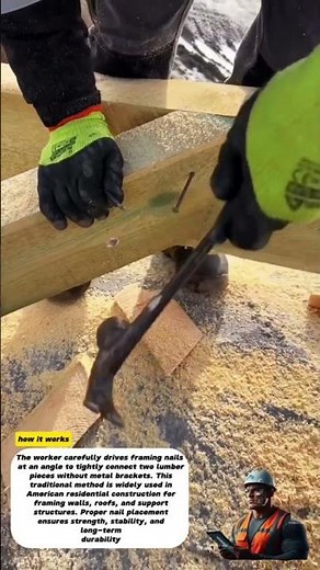 Precision Toe-Nailing Technique | Strong Wood Frame Connection
