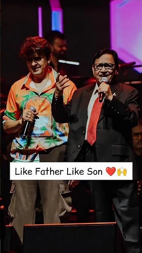 From childhood stages to today’s spotlight — Sonu Nigam and his father recreating magic again ❤️