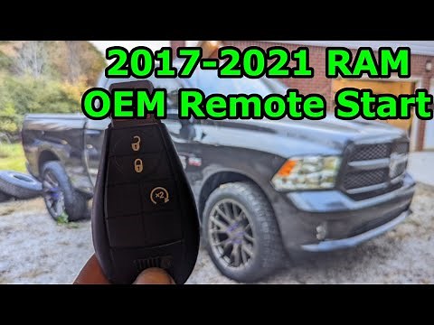 2017-2018 (2019-2021 Classic) Ram OEM Remote Start Install | Alfaobd Programing (2013+) | 82215050AB