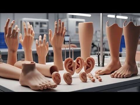 Inside the Advanced Prosthetics Factory – (Full Process) How Realistic Arms Are Made