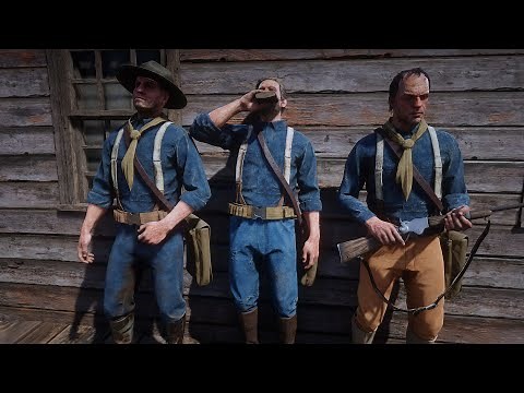 US Army Outfits and Models Red Dead Redemption 2