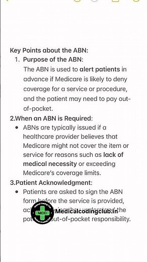 What is ABN in US healthcare #billingcompliance #medicalcoding #medicalbilling #dailyshorts #viral