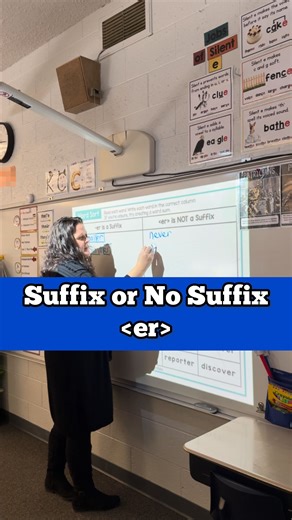 Rebecca Clark on Instagram: "One of the biggest misconceptions I see when first teaching about word structure is the over generalization of prefixes and suffixes. In other words, students think that every time they see in the final position of word it’s automatically a suffix (a meaningful unit). This over simplification is common with suffixes like -ing, -y, and -er. is a very common grapheme and it is frequently a suffix…but not always. It can also be part of a base. At first glance, you might