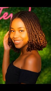 Blunt Bob Braids with Soft Curled Ends ✨ #braidedbob | Stylist Studio