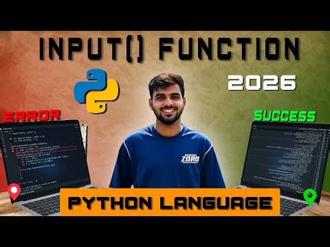input() Function | Python Tutorial - lecture #3