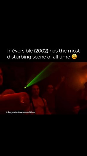The Greatest Scenes of All Time on Instagram: "WARNING ‼️ GRAPHIC CONTENT ‼️ Irréversible (2002), directed by Gaspar Noé, is infamous for its brutal content, experimental structure, and deeply disturbing themes. It’s one of the most controversial films of the 21st century. The film premiered at Cannes 2002, where it caused massive controversy. Reportedly over 200 people walked out, and several needed medical attention due to shock or nausea. #irreversible #disturbing #shocking Follow @TheGreates