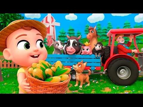 Happy Farm Life! The Farmer In The Dell Song | Nursery Rhymes & Kids Songs
