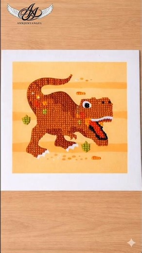 DIY Diamond Painting 🦖🦕#shorts