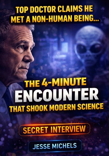 Inside a Secret Encounter Doctors Were Never Meant to Share! In Jesse Michels’ explosive YouTube episode “Spent 4 Minutes With A Live Alien!”, a top medical doctor recounts a classified encounter that blurs the line between science fiction and documented testimony. The interview explores physiological anomalies, advanced biological traits, and unexplained medical observations that challenge conventional human anatomy and known evolutionary models. Rather than presenting speculation alone, the ep