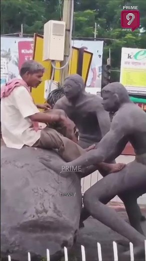 Funny Drunk Man Comedy Video | #Prime9News