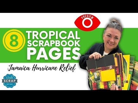 One Love Scrapbook Kit Preview | Jamaica-Inspired Pages That Give Back