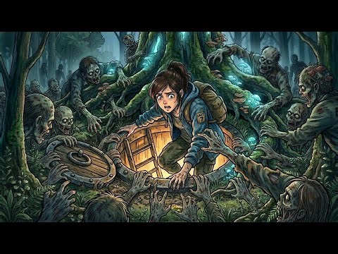 Zombie apocalypse bunker survival | ghibli style