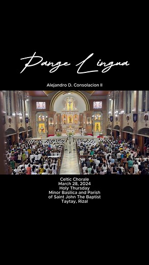 Pange Lingua Holy Thursday Choir Music | SATB Choir Performance