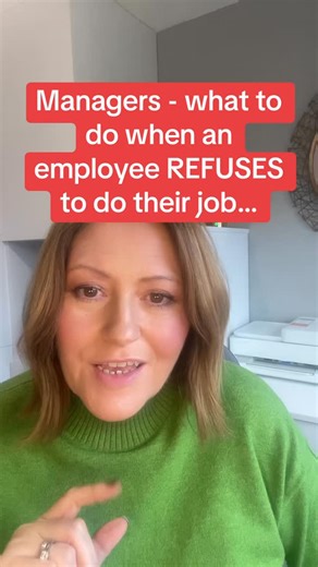OwnYourBoss on Instagram: "When a team member refuses to follow a clear instruction, many managers hesitate — and authority slips. This video gives a clear, three-step framework for responding calmly, firmly, and without escalating. Save this for the moment it happens."