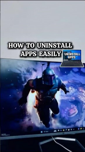 How to uninstall apps easily on your pc👨‍💻💻. #pctips #windows #computerrepair #pc #tech #techtips