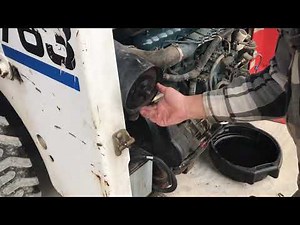 Bobcat 763 F-Series Oil Change