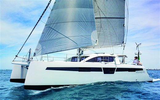 Sailing the C-Cat 48