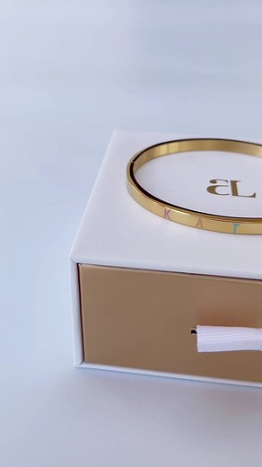 Custom Enamel Bangle: Your Summer Staple!