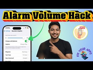 How To Increase and Decrease Alarm Volume on iPhone - Quick Tutorial