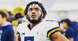 Josaiah Stewart makes a great first impression at Michigan spring game