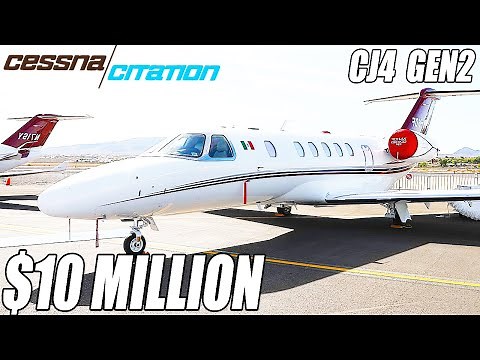 Inside The $10 Million Cessna Citation CJ4 Gen2