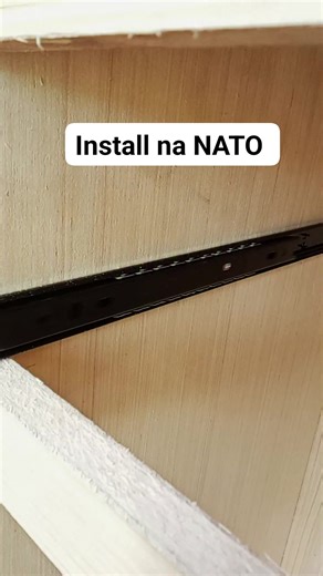 Install drawer slide 20kg capacity #woodworking #furnituremaker #homemade | Gamalo Rocilo