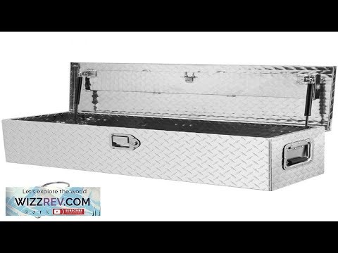 VEVOR Heavy Duty Aluminum Truck Bed Tool Box Diamond Plate Tool Box