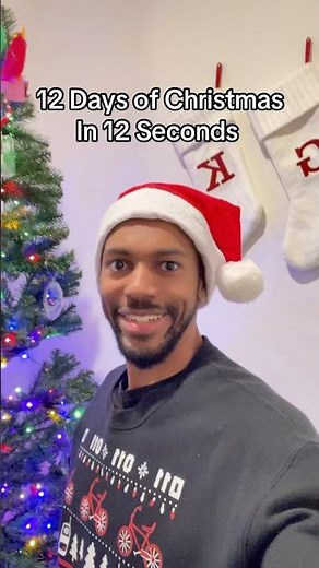 The 12 Days of Christmas in 12 Seconds! #12daysofchristmas #merrychristmas