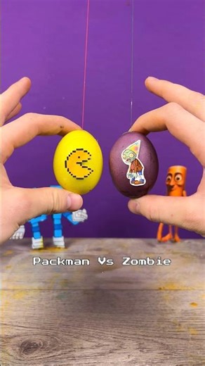 Pacman vs Zombie Egg Battle