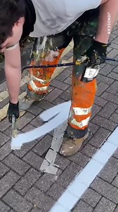 15M views · 40K reactions | You need to have a seriously steady hand to paint road markings as perfectly as this!  | UNILAD Tech | Facebook
