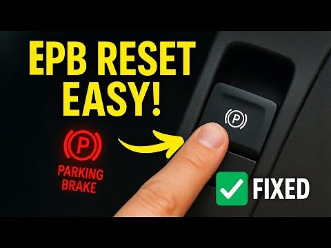 How to Reset Electronic Parking Brake Problem | Easy & Quick EPB Reset Tutorial (No Tools Needed)