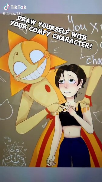 Draw with me🫵 | #sundrop #moondrop#fnafaecuritybreach #fnaf #artchallenge #sundropfnaf #moondropfnaf