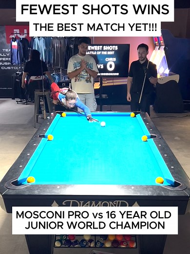 Pool Challenge: Pro VS 16-Year-Old Junior Champion