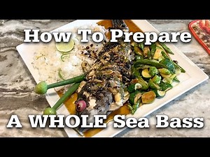How to Prepare Whole Black Sea Bass | Living off the Land and Sea