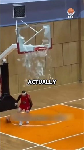 SHATTERED THE NBA BACKBOARD 💥 #shorts