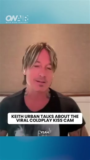 On Air with Ryan Seacrest on Instagram: "This would never happen at a #KeithUrban concert 😂 ⁠ ⁠ Watch back the full interview with Keith & Seacrest at the link in bio!"