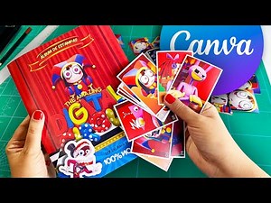 Make an ALBUM with Prints in CANVA 🎭 Easy, Fast and FREE 🎪 The Fantastic Digital Circus